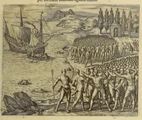 An illustration from Americae pars sexta. (1596)