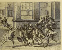 An illustration from Americae pars sexta. (1596)