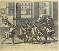 An illustration from Americae pars sexta. (1617)