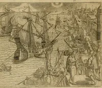 An illustration from Americae tertia pars : memorabile provinciæ Brasiliæ historiam contines (1592)