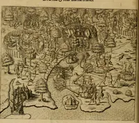 An illustration from Americae tertia pars : memorabile provinciæ Brasiliæ historiam contines (1592)