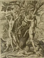 An illustration from Americae tertia pars : memorabile provinciæ Brasiliæ historiam contines (1592)
