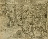 An illustration from Americae tertia pars : memorabile provinciæ Brasiliæ historiam contines (1592)