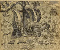 An illustration from Americae tertia pars : memorabile provinciæ Brasiliæ historiam contines (1592)