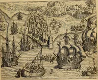 An illustration from Americae tertia pars : memorabile provinciæ Brasiliæ historiam contines (1592)