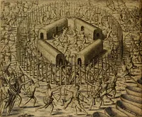 Picture 77 of 228 from Americae tertia pars : memorabile provinciæ Brasiliæ historiam contines (1592), leaf 73
