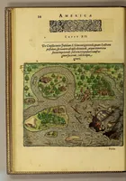 An illustration from Americae tertia pars Memorabile[m] provinciae Brasiliae historiam contine[n]s, Germanico primùm sermone scriptam à Ioa[n]ne Stadio Homburgensi Hesso, nunc autem Latinitate donatam à Teucrio Annaeo Priuato Colchanthe Po: & Med: addita est narratio profectionis Ioannis Lerij in eamdem provinciam, qua[m] ille initio Gallicè conscripsit, postea verò Latinam fecit. : His accessit descriptio morum & ferocitatis incolarum illius regionis, atque colloquium ipsorum idiomate conscriptum. (1597)