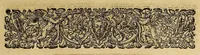 An illustration from Americae tertia pars Memorabile[m] provinciae Brasiliae historiam contine[n]s, Germanico primùm sermone scriptam à Ioa[n]ne Stadio Hombergensi Hesso, nunc autem Latinitate donatam à Teucrio Annaeo Priuato Colchanthe Po: & Med: addita est narratio profectionis Ioannis Lerij in eamdem provinciam, qua[m] ille initio Gallicè conscripsit, postea verò Latinam fecit. : His accessit descriptio morum & ferocitatis incolarum illius regionis, atque colloquium ipsorum idiomate conscriptum. (1597)