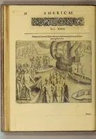 An illustration from Americae tertia pars Memorabile[m] provinciae Brasiliae historiam contine[n]s, Germanico primùm sermone scriptam à Ioa[n]ne Stadio Hombergensi Hesso, nunc autem Latinitate donatam à Teucrio Annaeo Priuato Colchanthe Po: & Med: addita est narratio profectionis Ioannis Lerij in eamdem provinciam, qua[m] ille initio Gallicè conscripsit, postea verò Latinam fecit. : His accessit descriptio morum & ferocitatis incolarum illius regionis, atque colloquium ipsorum idiomate conscriptum. (1597)