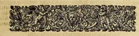 An illustration from Americae tertia pars Memorabile[m] provinciae Brasiliae historiam contine[n]s, Germanico primùm sermone scriptam à Ioa[n]ne Stadio Hombergensi Hesso, nunc autem Latinitate donatam à Teucrio Annaeo Priuato Colchanthe Po: & Med: addita est narratio profectionis Ioannis Lerij in eamdem provinciam, qua[m] ille initio Gallicè conscripsit, postea verò Latinam fecit. : His accessit descriptio morum & ferocitatis incolarum illius regionis, atque colloquium ipsorum idiomate conscriptum. (1597)