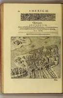 Picture 16 of 38 from Americae tertia pars Memorabile[m] provinciae Brasiliae historiam contine[n]s, Germanico primùm sermone scriptam à Ioa[n]ne Stadio Hombergensi Hesso, nunc autem Latinitate donatam à Teucrio Annaeo Priuato Colchanthe Po: & Med: addita est narratio profectionis Ioannis Lerij in eamdem provinciam, qua[m] ille initio Gallicè conscripsit, postea verò Latinam fecit. : His accessit descriptio morum & ferocitatis incolarum illius regionis, atque colloquium ipsorum idiomate conscriptum. (1597), leaf 66