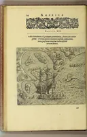 An illustration from Americae tertia pars Memorabile[m] provinciae Brasiliae historiam contine[n]s, Germanico primùm sermone scriptam à Ioa[n]ne Stadio Homburgensi Hesso, nunc autem Latinitate donatam à Teucrio Annaeo Priuato Colchanthe Po: & Med: addita est narratio profectionis Ioannis Lerij in eamdem provinciam, qua[m] ille initio Gallicè conscripsit, postea verò Latinam fecit. : His accessit descriptio morum & ferocitatis incolarum illius regionis, atque colloquium ipsorum idiomate conscriptum. (1592)