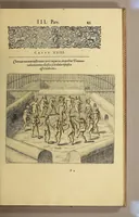 An illustration from Americae tertia pars Memorabile[m] provinciae Brasiliae historiam contine[n]s, Germanico primùm sermone scriptam à Ioa[n]ne Stadio Homburgensi Hesso, nunc autem Latinitate donatam à Teucrio Annaeo Priuato Colchanthe Po: & Med: addita est narratio profectionis Ioannis Lerij in eamdem provinciam, qua[m] ille initio Gallicè conscripsit, postea verò Latinam fecit. : His accessit descriptio morum & ferocitatis incolarum illius regionis, atque colloquium ipsorum idiomate conscriptum. (1592)