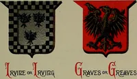 Picture 134 of 370 from America heraldica : a compilation of coats of arms, crests and mottoes of prominent American families settled in this country before 1800 (1889), leaf 100