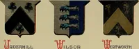 Picture 141 of 370 from America heraldica : a compilation of coats of arms, crests and mottoes of prominent American families settled in this country before 1800 (1889), leaf 100