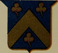 An illustration from America heraldica : a compilation of coats of arms, crests and mottoes of prominent American families settled in this country before 1800 (1889)