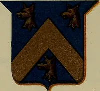 An illustration from America heraldica : a compilation of coats of arms, crests and mottoes of prominent American families settled in this country before 1800 (1889)