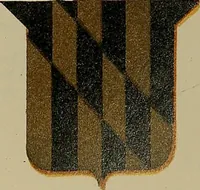 An illustration from America heraldica : a compilation of coats of arms, crests and mottoes of prominent American families settled in this country before 1800 (1889)