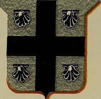 An illustration from America heraldica : a compilation of coats of arms, crests and mottoes of prominent American families settled in this country before 1800 (1889)
