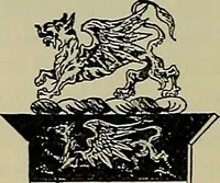 An illustration from America heraldica : a compilation of coats of arms, crests and mottoes of prominent American families settled in this country before 1800 (1889)