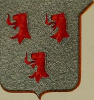 An illustration from America heraldica : a compilation of coats of arms, crests and mottoes of prominent American families settled in this country before 1800 (1889)