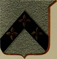 An illustration from America heraldica : a compilation of coats of arms, crests and mottoes of prominent American families settled in this country before 1800 (1889)
