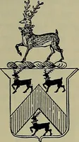 An illustration from America heraldica : a compilation of coats of arms, crests and mottoes of prominent American families settled in this country before 1800 (1889)