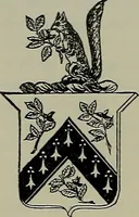 An illustration from America heraldica : a compilation of coats of arms, crests and mottoes of prominent American families settled in this country before 1800 (1889)