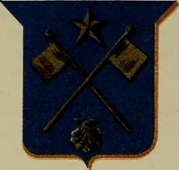 An illustration from America heraldica : a compilation of coats of arms, crests and mottoes of prominent American families settled in this country before 1800 (1889)