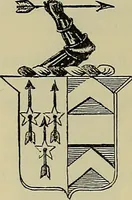 Picture 292 of 370 from America heraldica : a compilation of coats of arms, crests and mottoes of prominent American families settled in this country before 1800 (1889), leaf 193