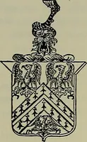 An illustration from America heraldica : a compilation of coats of arms, crests and mottoes of prominent American families settled in this country before 1800 (1889)