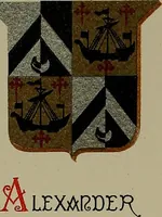 Picture 302 of 370 from America heraldica : a compilation of coats of arms, crests and mottoes of prominent American families settled in this country before 1800 (1889), leaf 198