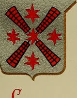 Picture 309 of 370 from America heraldica : a compilation of coats of arms, crests and mottoes of prominent American families settled in this country before 1800 (1889), leaf 198