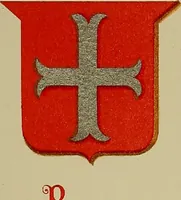 An illustration from America heraldica : a compilation of coats of arms, crests and mottoes of prominent American families settled in this country before 1800 (1889)