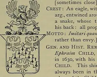 Picture 322 of 370 from America heraldica : a compilation of coats of arms, crests and mottoes of prominent American families settled in this country before 1800 (1889), leaf 208