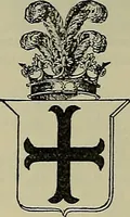 An illustration from America heraldica : a compilation of coats of arms, crests and mottoes of prominent American families settled in this country before 1800 (1889)
