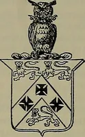 An illustration from America heraldica : a compilation of coats of arms, crests and mottoes of prominent American families settled in this country before 1800 (1889)