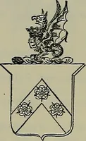 An illustration from America heraldica : a compilation of coats of arms, crests and mottoes of prominent American families settled in this country before 1800 (1889)
