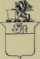 An illustration from America heraldica : a compilation of coats of arms, crests and mottoes of prominent American families settled in this country before 1800 (1889)