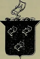 An illustration from America heraldica : a compilation of coats of arms, crests and mottoes of prominent American families settled in this country before 1800 (1889)