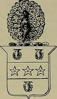 An illustration from America heraldica : a compilation of coats of arms, crests and mottoes of prominent American families settled in this country before 1800 (1889)