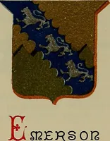An illustration from America heraldica : a compilation of coats of arms, crests and mottoes of prominent American families settled in this country before 1800 (1889)