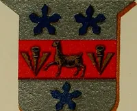 Picture 31 of 370 from America heraldica : a compilation of coats of arms, crests and mottoes of prominent American families settled in this country before 1800 (1889), leaf 34
