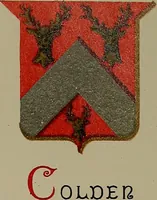 An illustration from America heraldica : a compilation of coats of arms, crests and mottoes of prominent American families settled in this country before 1800 (1889)