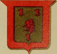An illustration from America heraldica : a compilation of coats of arms, crests and mottoes of prominent American families settled in this country before 1800 (1889)
