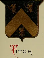 An illustration from America heraldica : a compilation of coats of arms, crests and mottoes of prominent American families settled in this country before 1800 (1889)