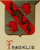 Picture 10 of 370 from America heraldica : a compilation of coats of arms, crests and mottoes of prominent American families settled in this country before 1800 (1889), leaf 9
