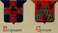 Picture 126 of 370 from America heraldica : a compilation of coats of arms, crests and mottoes of prominent American families settled in this country before 1800 (1889), leaf 90