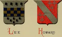 Picture 130 of 370 from America heraldica : a compilation of coats of arms, crests and mottoes of prominent American families settled in this country before 1800 (1889), leaf 90