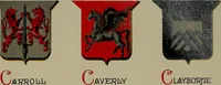 Picture 180 of 386 from America heraldica : a compilation of coats of arms, crests and mottoes of prominent American families settled in this country before 1800 (1887), leaf 122